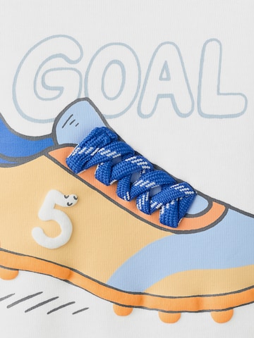 MANGO KIDS Tričko 'GOAL' – bílá