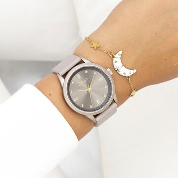 OOZOO Analog Watch in Grey: front