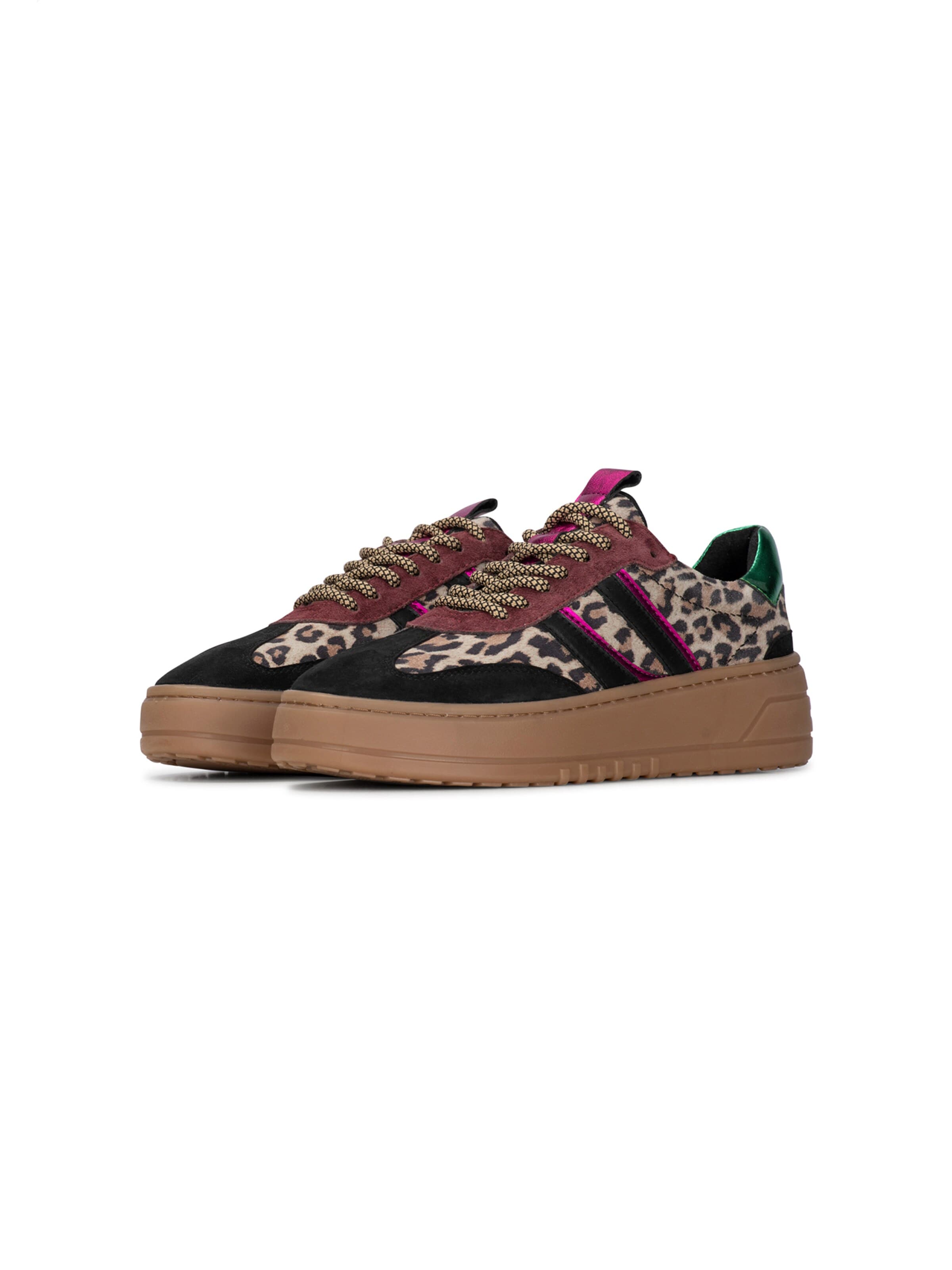 Baskets basses Poelman en noir