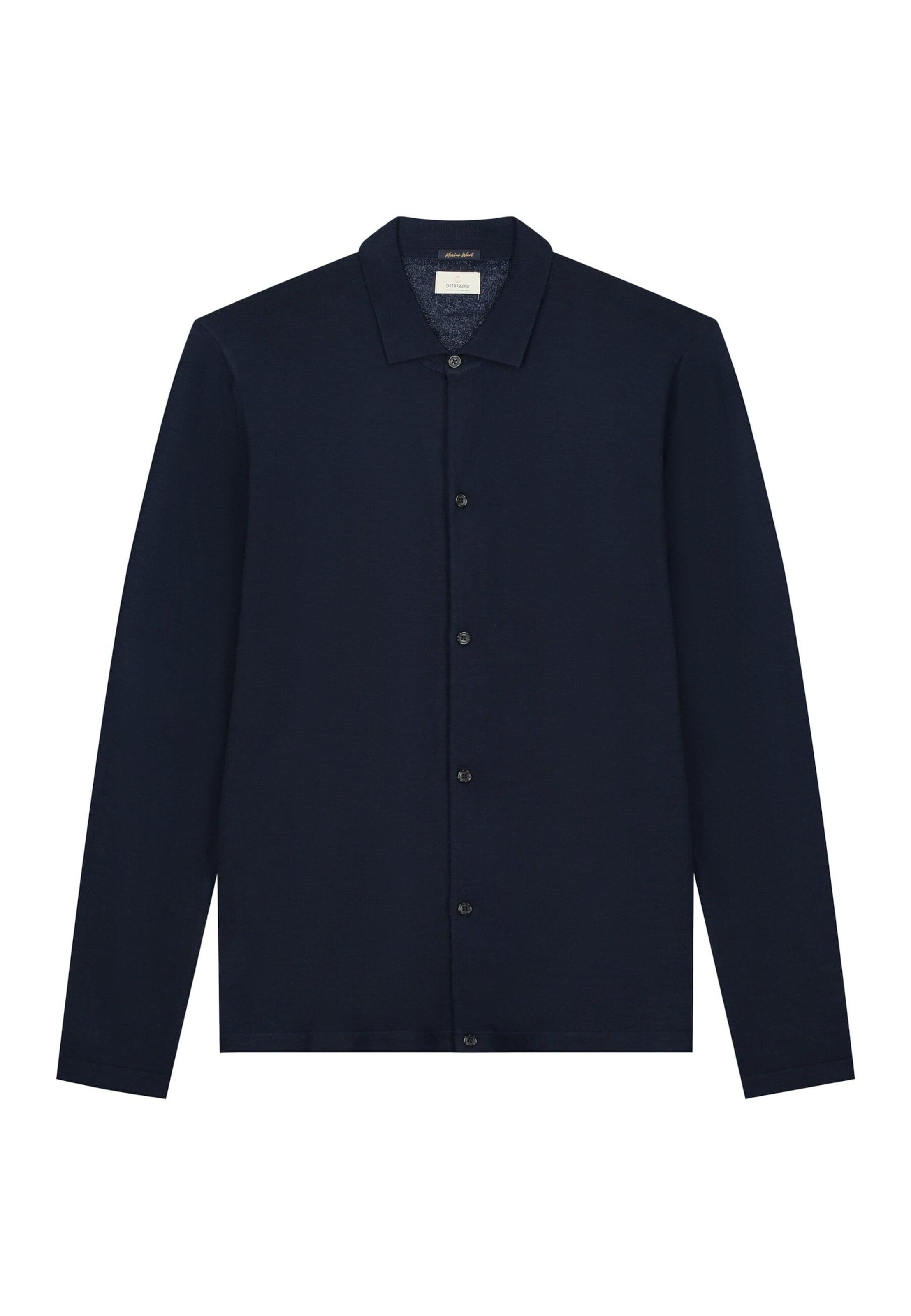 Dstrezzed Regular Fit Hemd 'Destin' in Blau: Vorderseite