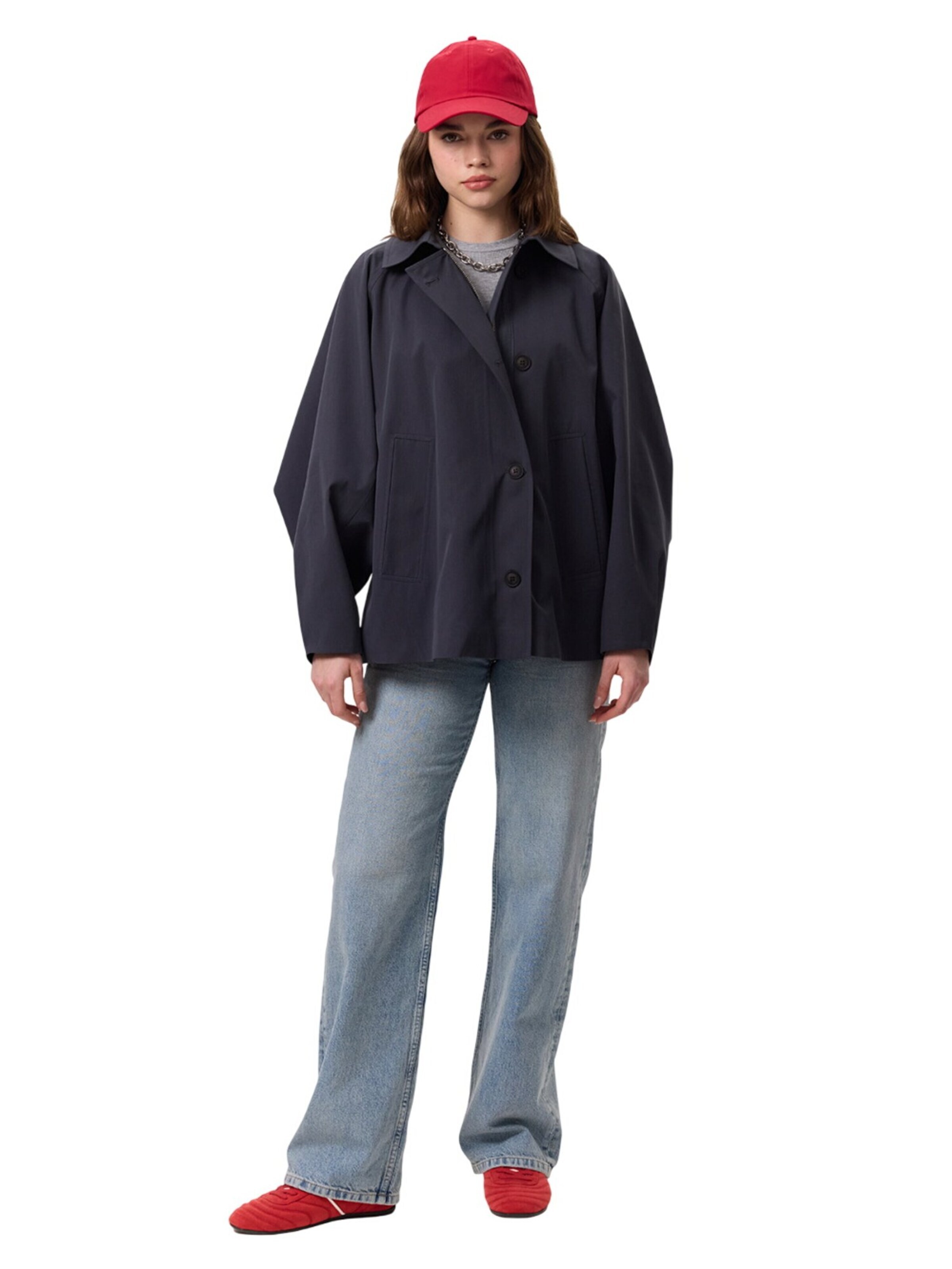 MANUKA Winterjacke‌‌ in S-M in navy, Produktansicht