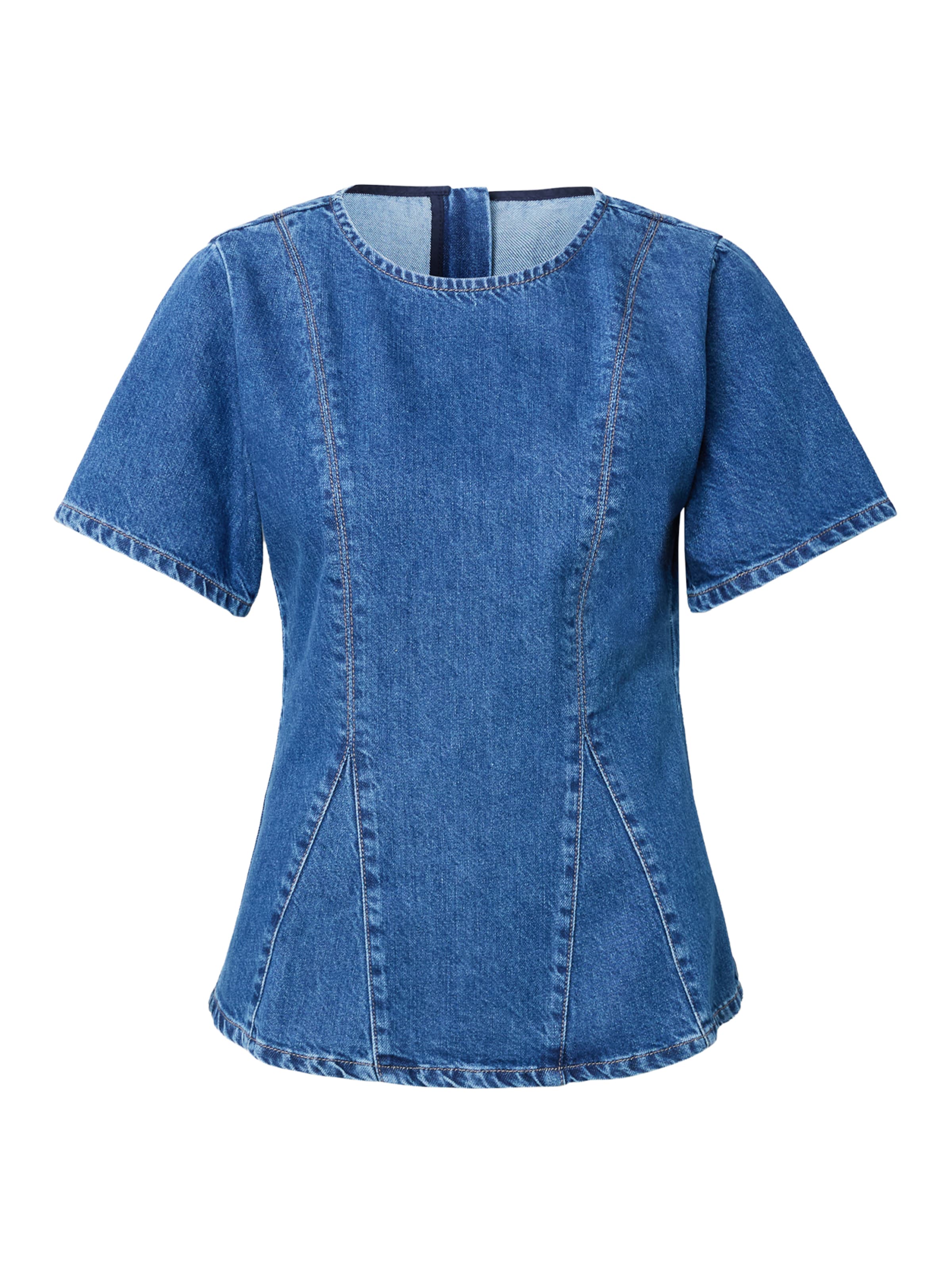 MSCH COPENHAGEN T-Shirt 'MSCHTurig Alena' in Blau: Vorderseite