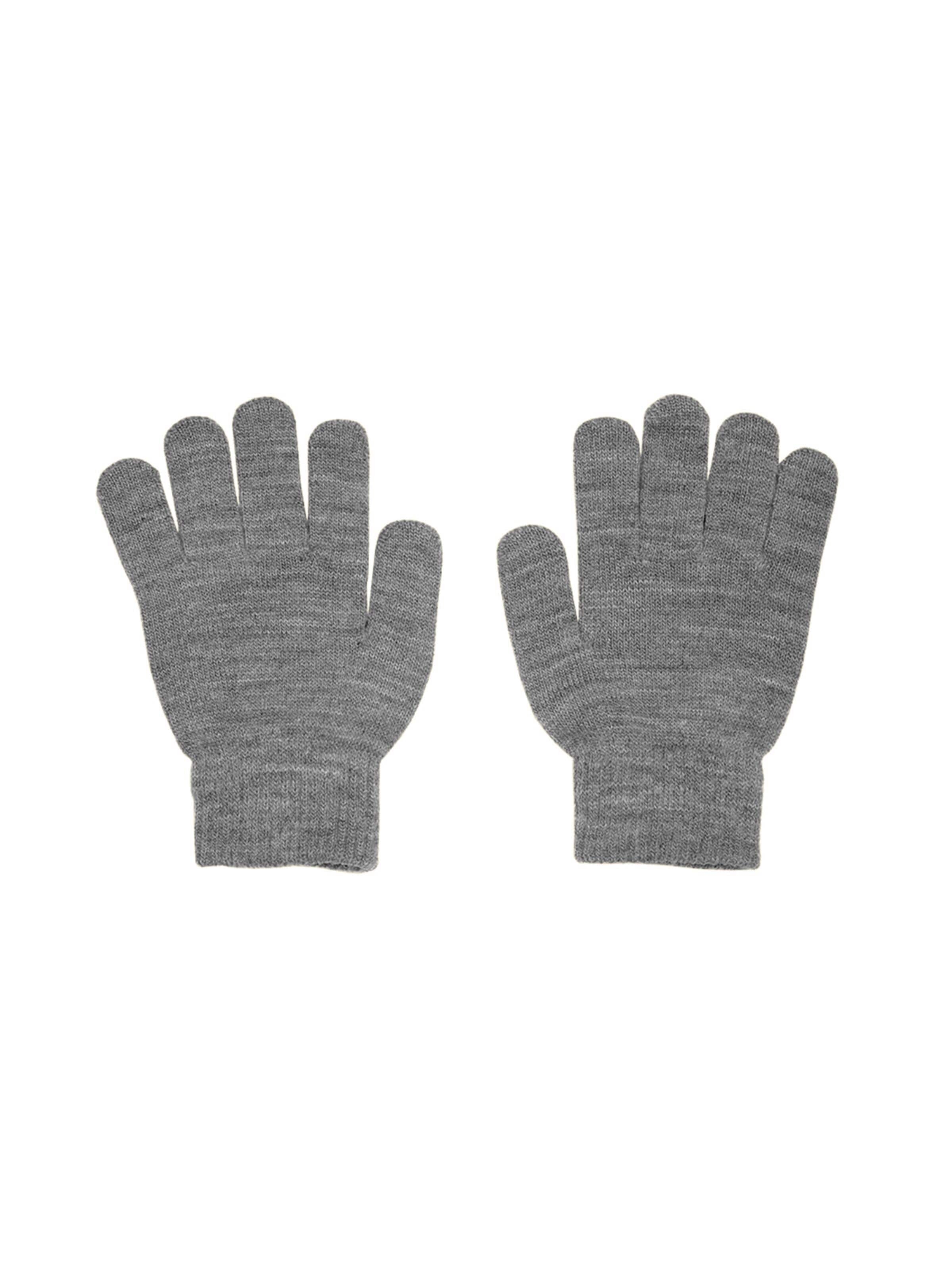 MAXIMO Handschuhe 'KIDS-Magic-Fingerhandschuhe'‌‌‌‌‌‌‌ in Grau: Vorderseite