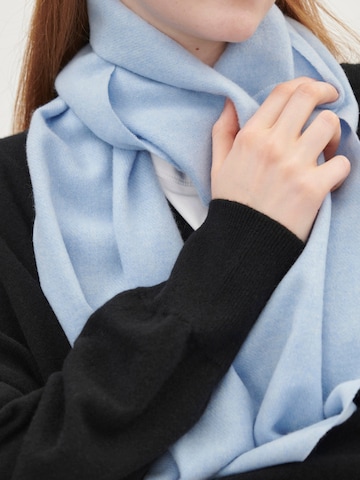 GOBI Cashmere Halsduk 'Unisex Cashmere Fringed Scarf' i blå