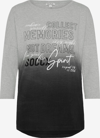 Soccx Shirt in Grey: front