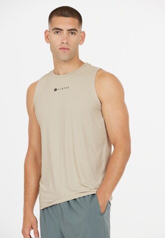 Virtus Performance Shirt 'Roger' in Beige: front