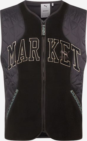 PUMA Vest 'x MARKET' in Black: front