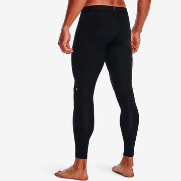 Skinny Pantaloni sportivi 'Rush Cold Gear' di UNDER ARMOUR in nero