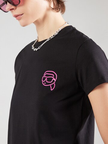 T-shirt 'IKONIK 2.0' Karl Lagerfeld en noir