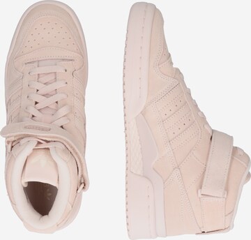 Baskets hautes 'Forum' ADIDAS ORIGINALS en rose