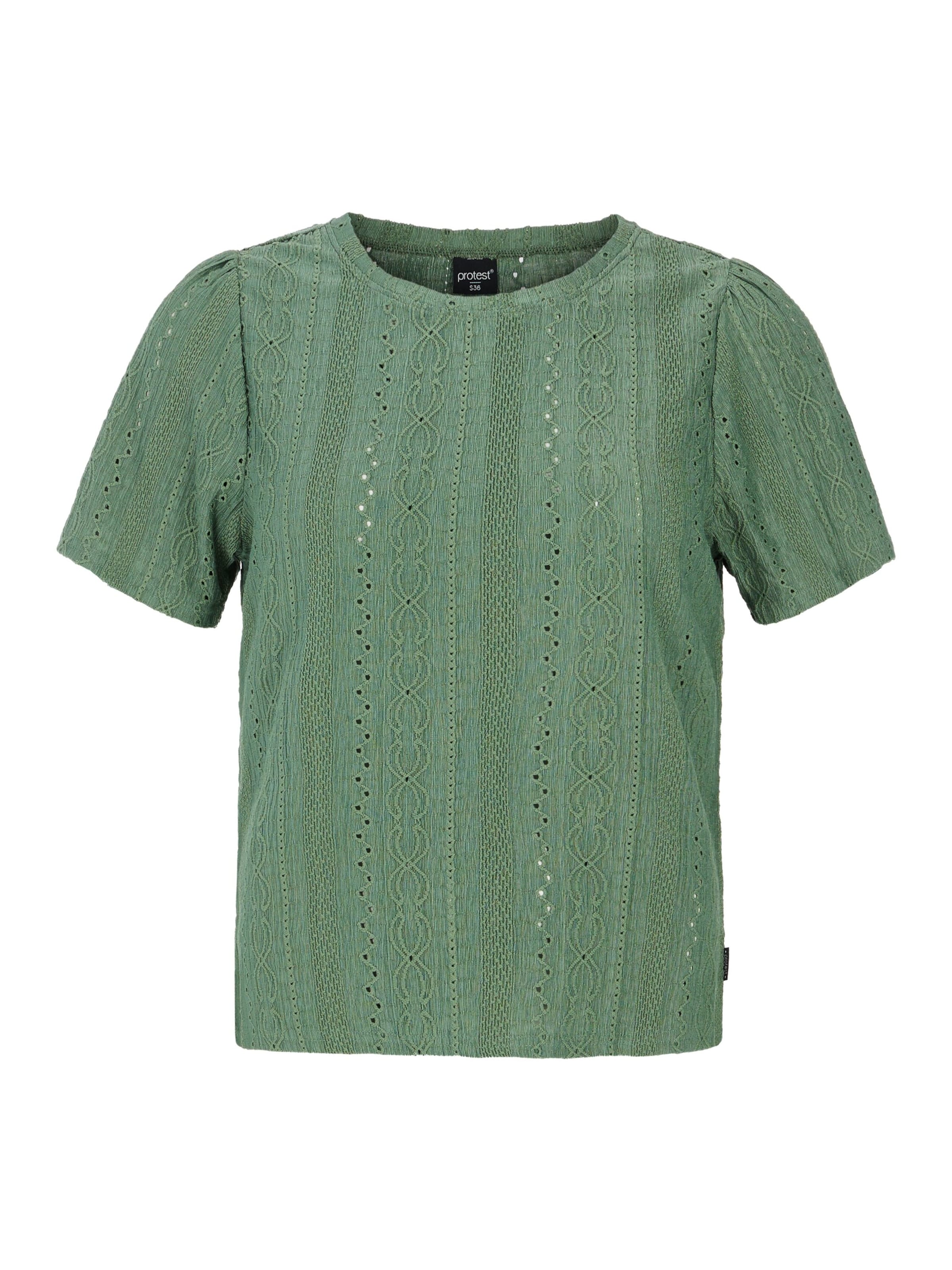 PROTEST Shirt 'PRTFolio' in Grün: Vorderseite
