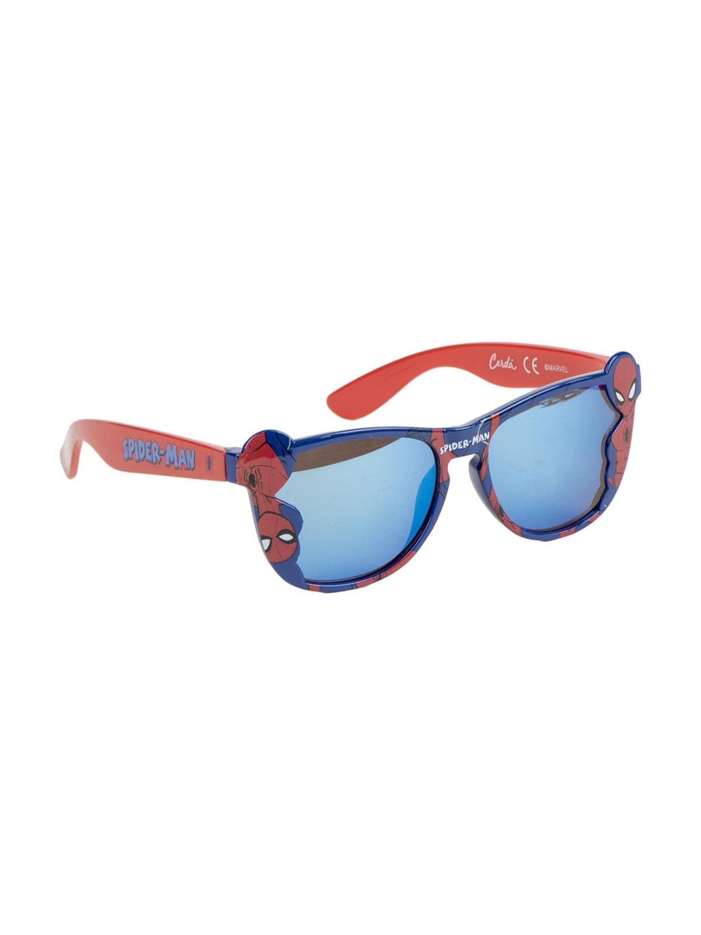 Lunettes de soleil 'Premium Spider-Man Sonnenbrille' Cerdá en bleu : devant