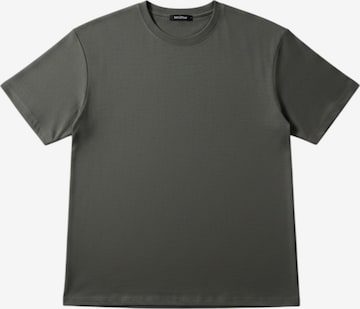 Kleidermafia Paita 'Loose Fit Basic T-shirt - Khaki' värissä vihreä: etupuoli