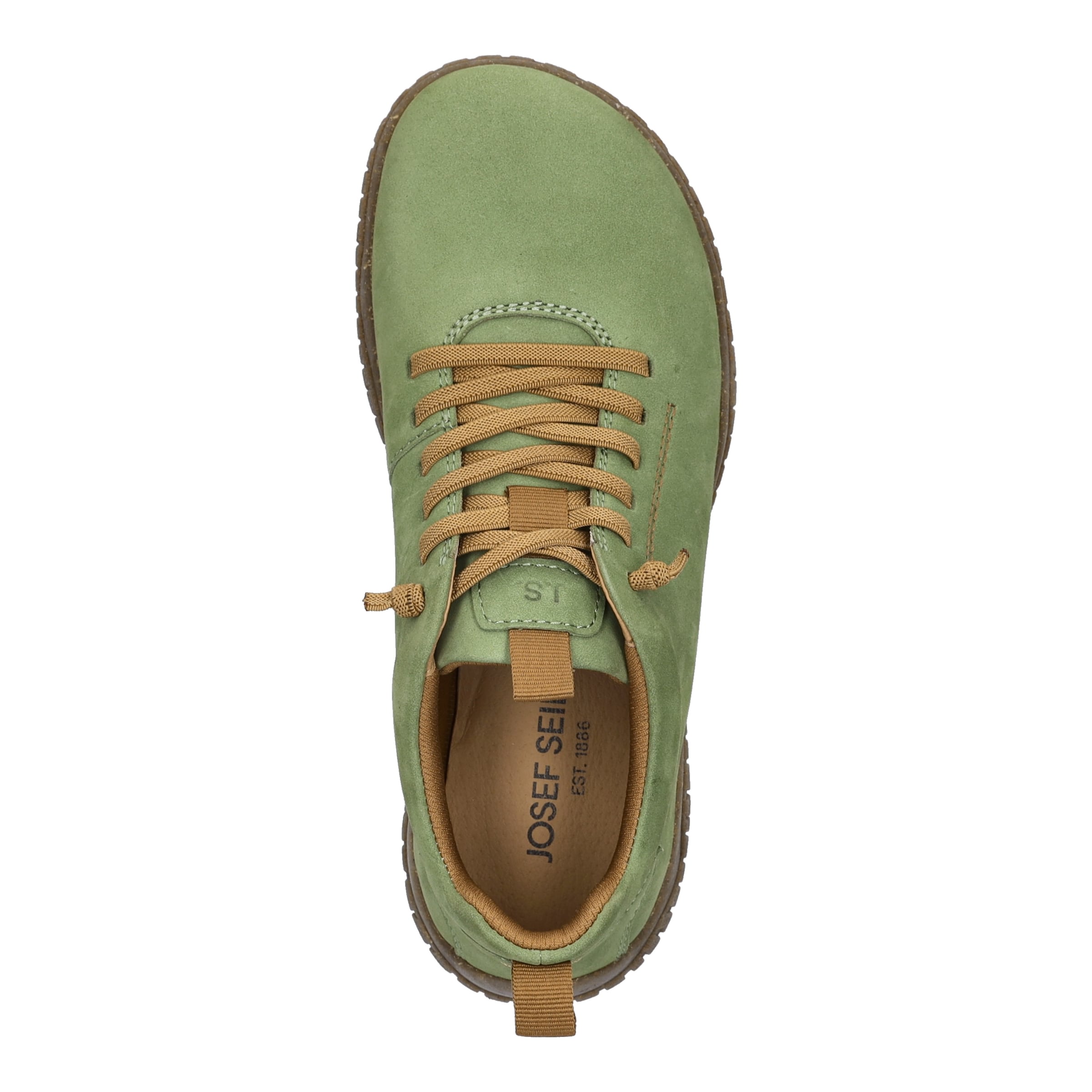 Scarpa stringata sportiva di JOSEF SEIBEL in verde