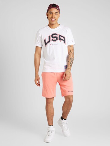 Champion Authentic Athletic Apparel Normalny krój Spodnie w kolorze różowy