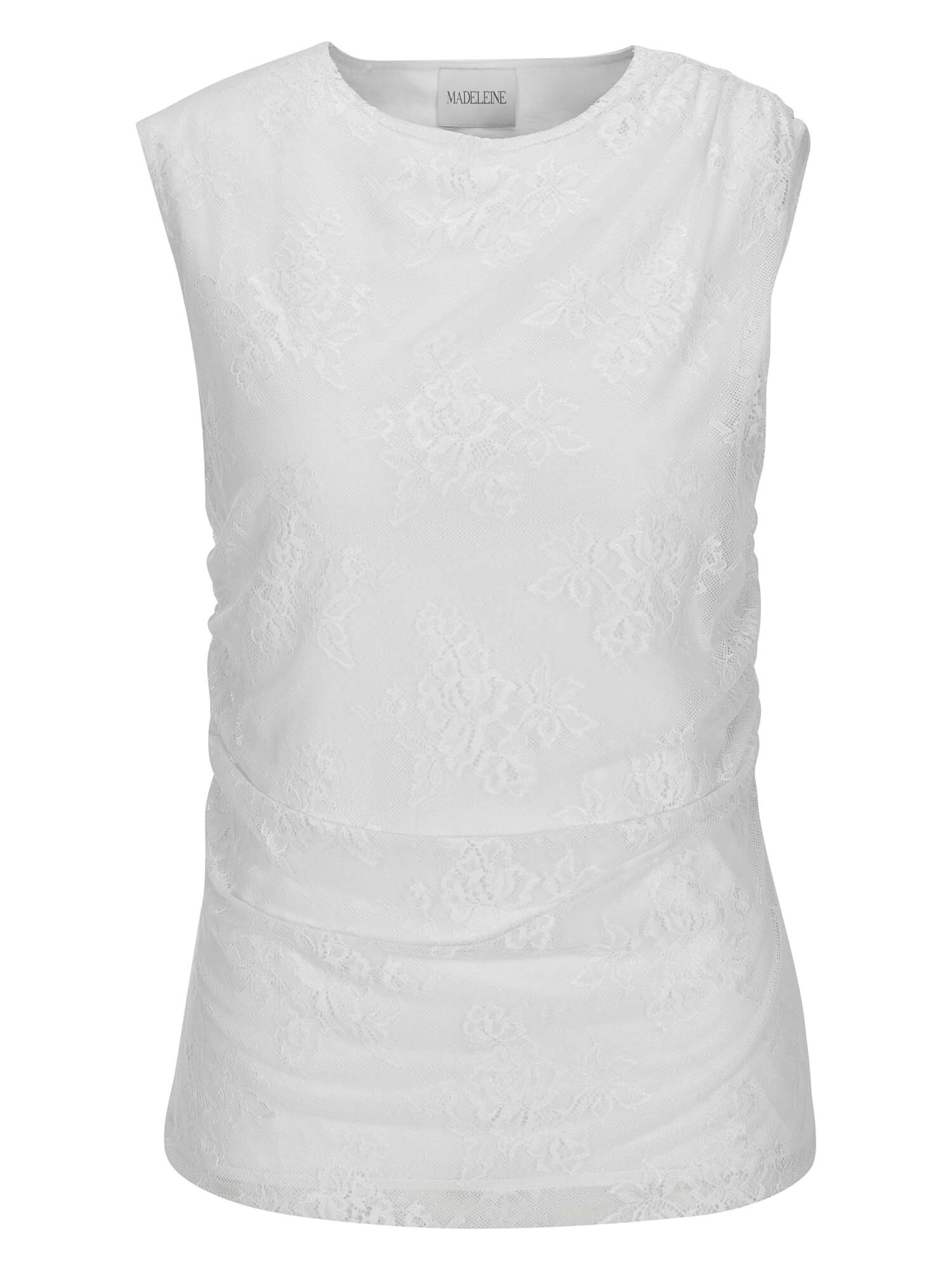 Haut MADELEINE en blanc : devant