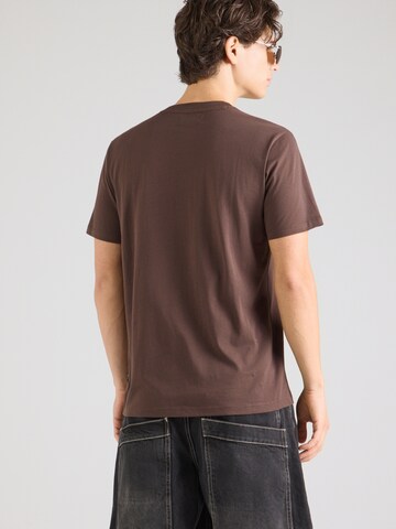 REPLAY T-shirt i brun