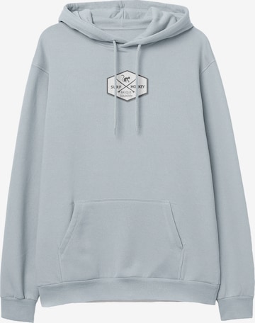 Surf Monkey - Sweatshirt em azul: frente