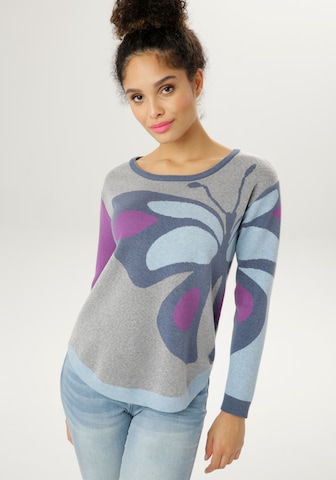 Aniston SELECTED Sweater in Mixed colors: front