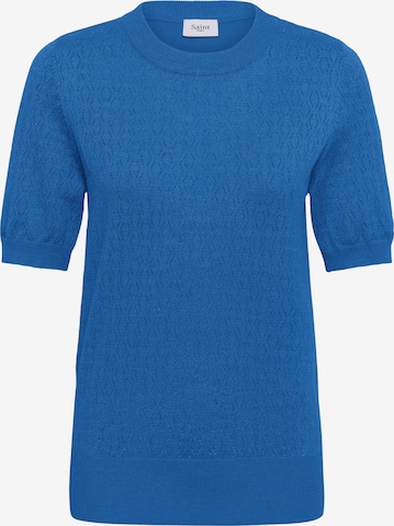 SAINT TROPEZ Pullover 'Mila' in Blau: Vorderseite