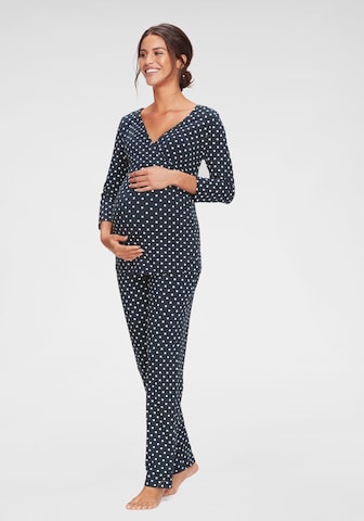 LASCANA Pyjama in Blauw: voorkant