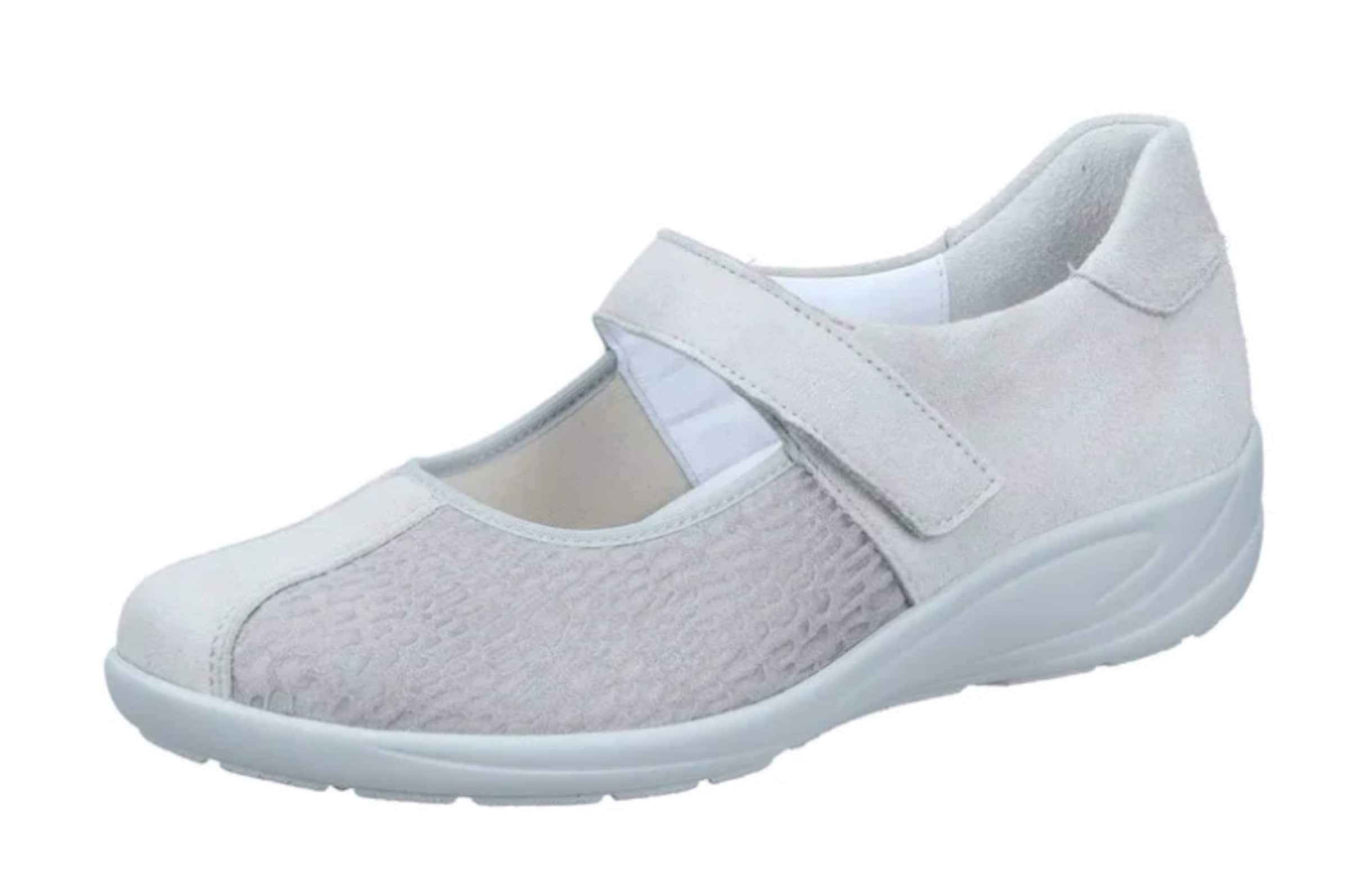 SEMLER Classic Flats in White: front