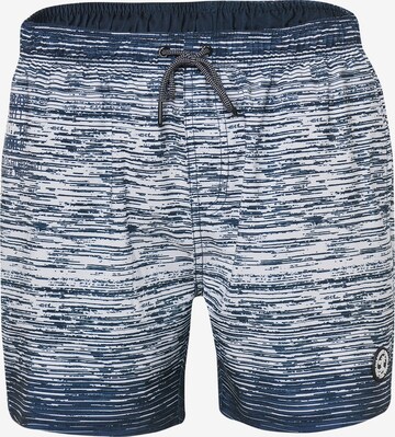 Shorts de bain KOROSHI en bleu : devant