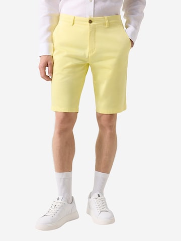 BOGNER Regular Shorts 'Miami' in Gelb: Vorderseite