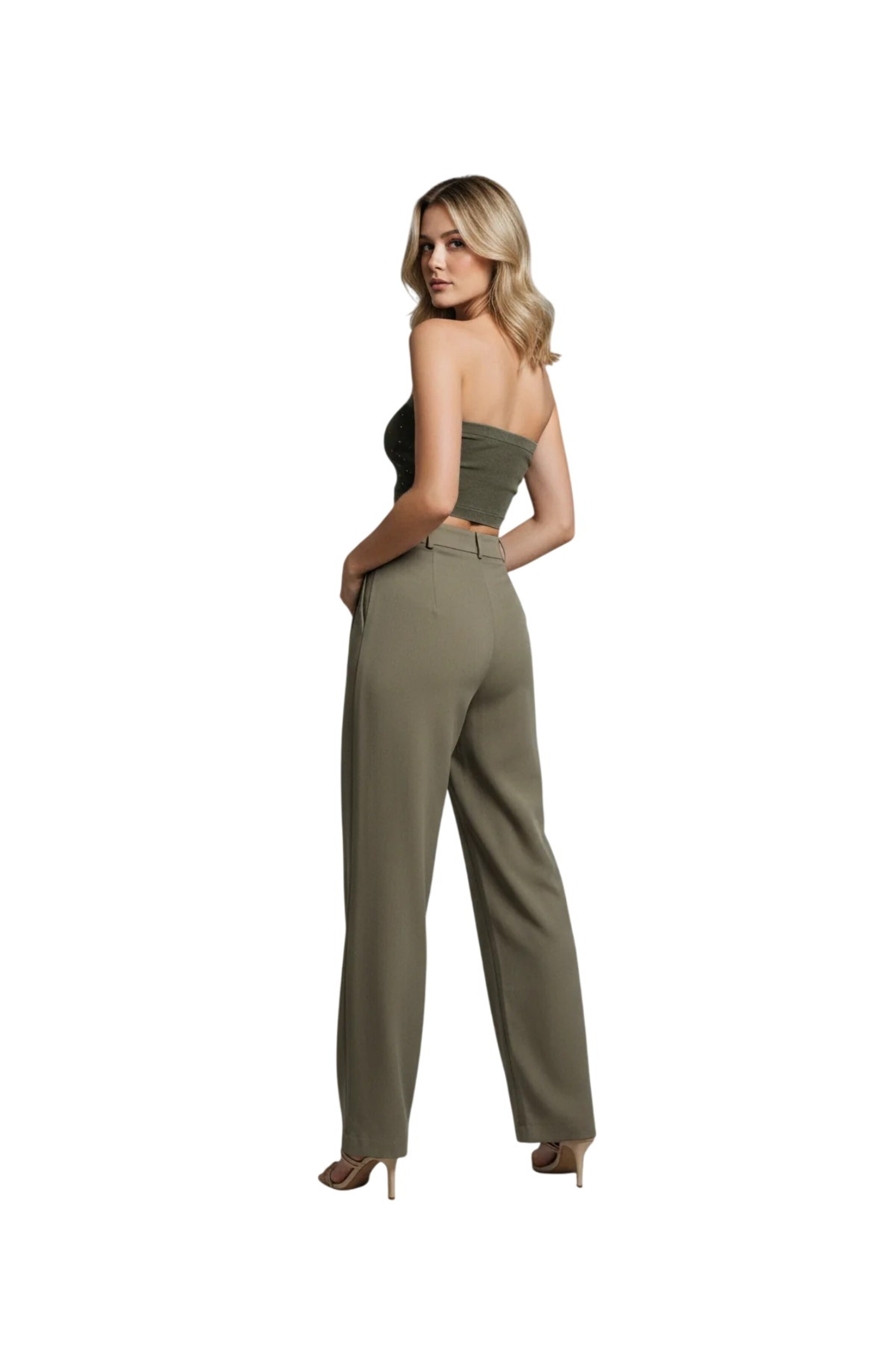 No Matter What Top in Groen