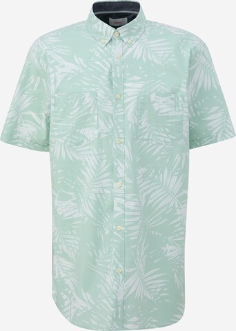 s.Oliver Button Up Shirt in Green: front