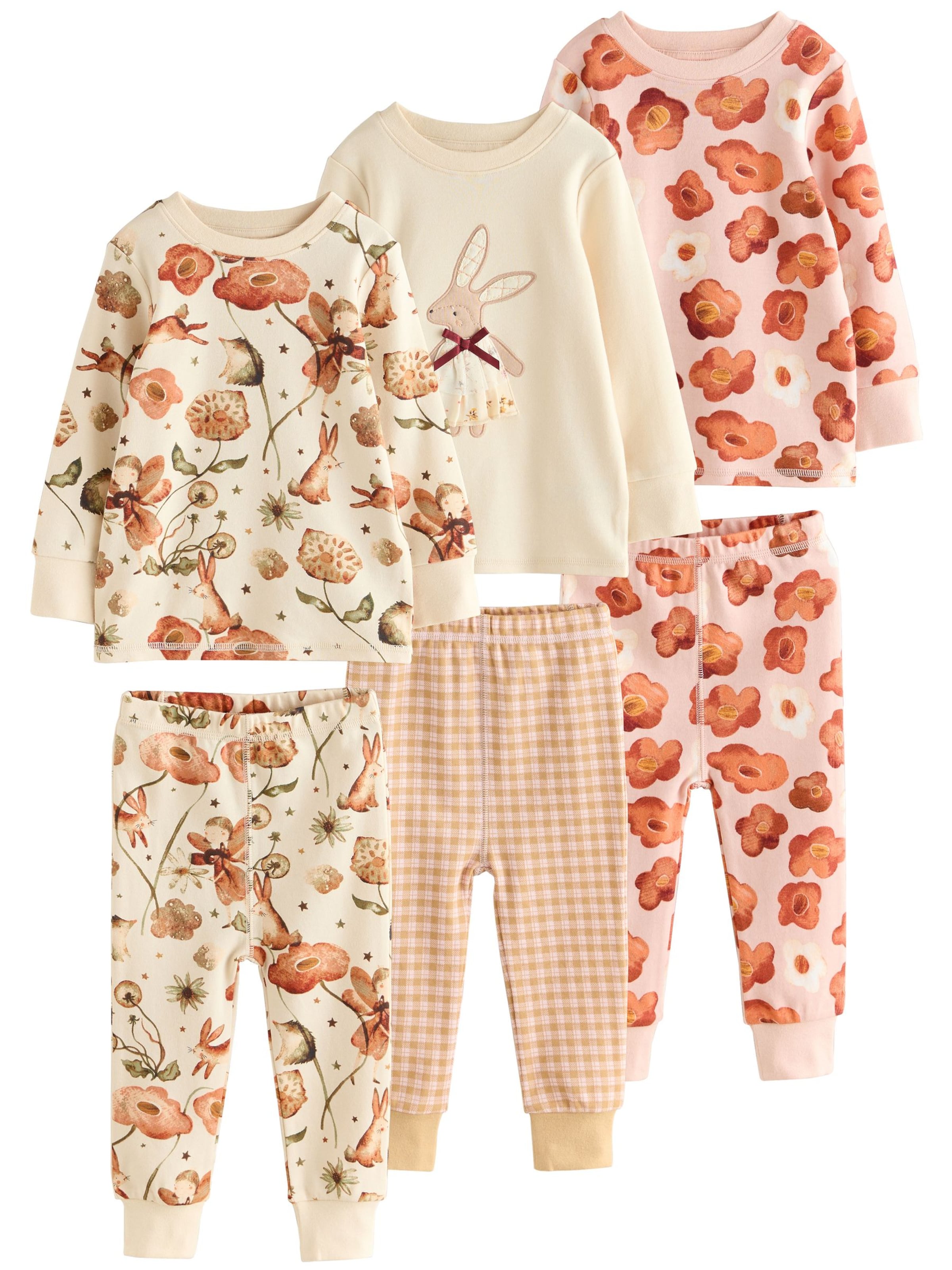 Next Nattøj i blandingsfarvet: forside