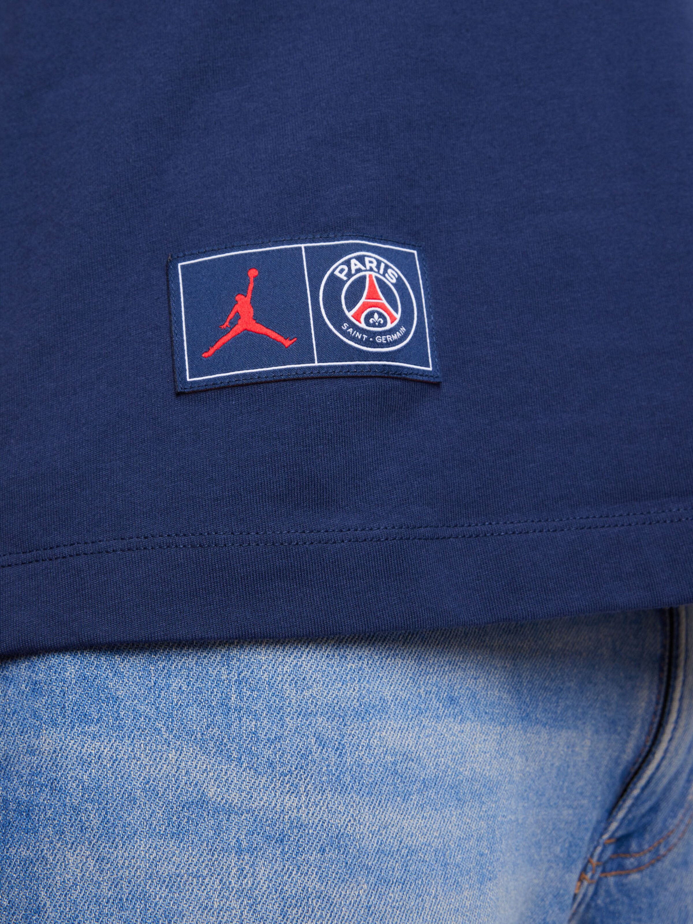 T-shirts et polos T-Shirt Paris Saint-Germain Jordan en Bleu Marine 