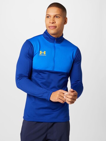 UNDER ARMOUR Performance Shirt 'Challenger' in Blue: front