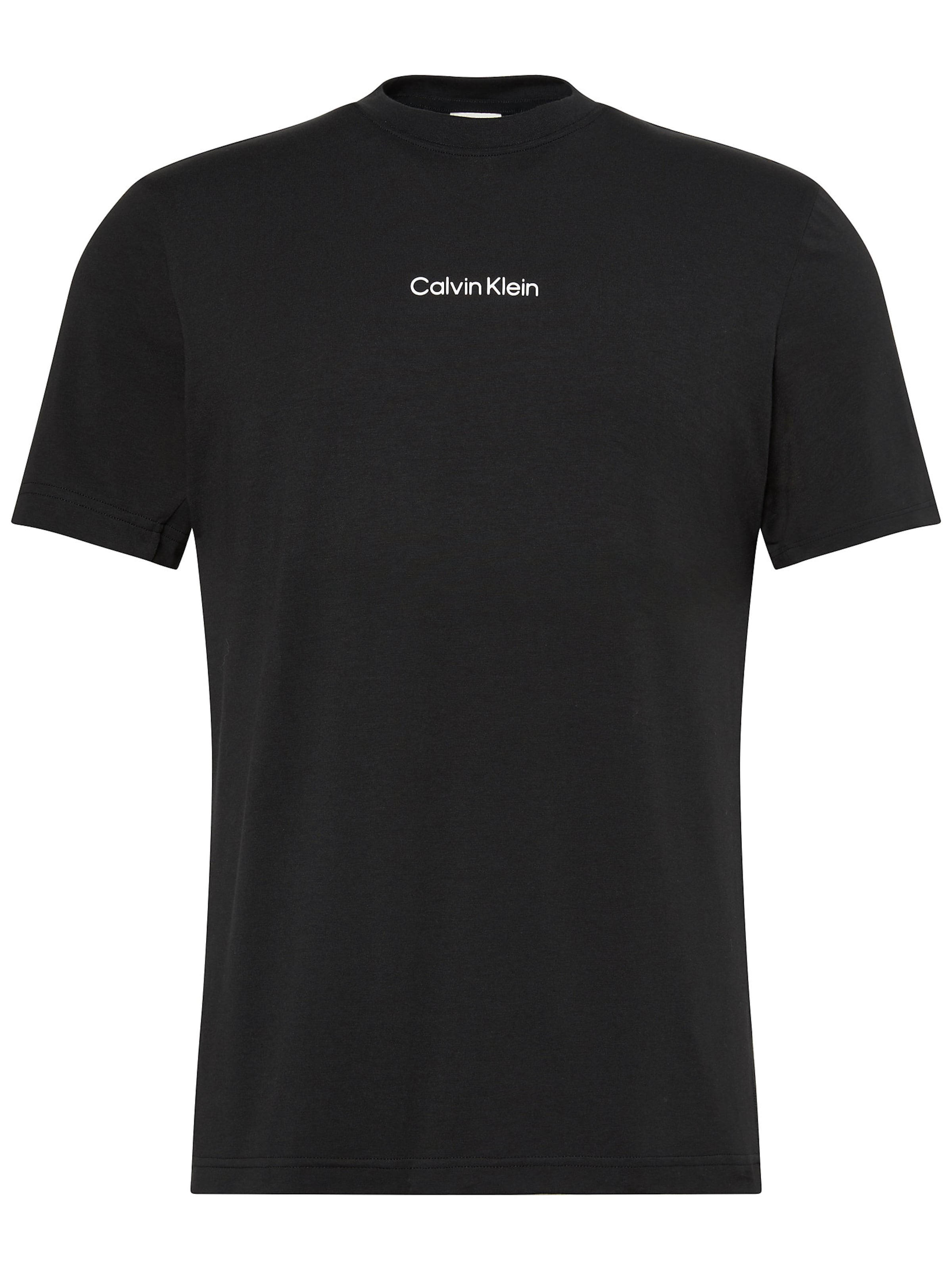 Calvin Klein Sport Shirt in Zwart: voorkant