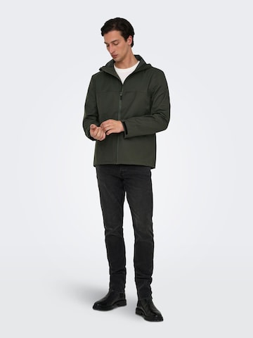 Giacca di mezza stagione 'ONSLuke' di Only & Sons in verde