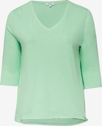 s.Oliver Shirt in Groen: voorkant