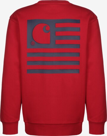 Carhartt WIP Sweatshirt 'State' in Rot