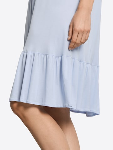 Chemise de nuit ' Isabella ' Hanro en bleu