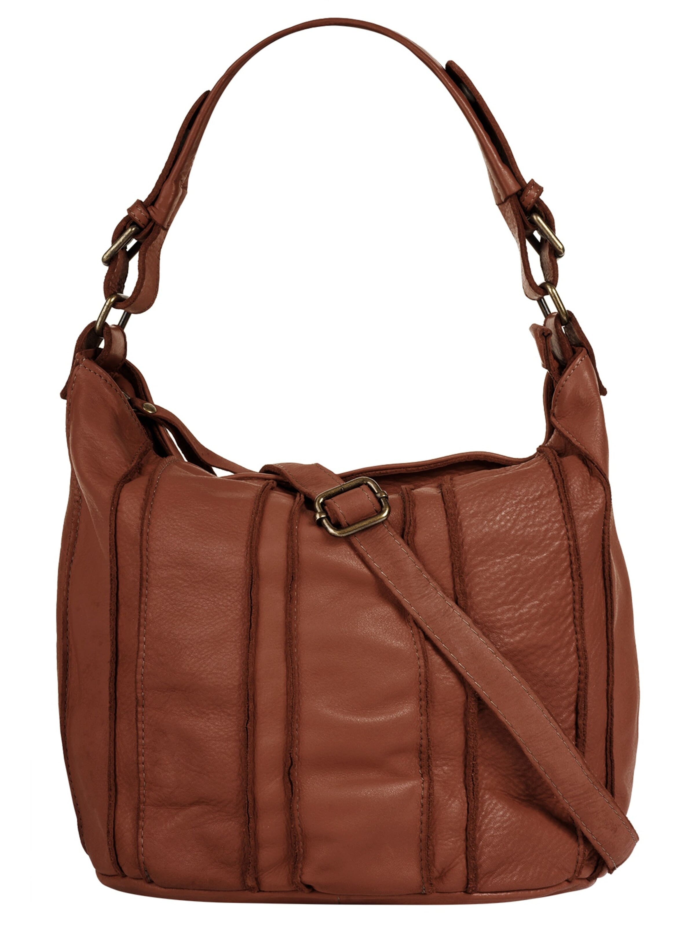 Cabas Samantha Look en marron : devant