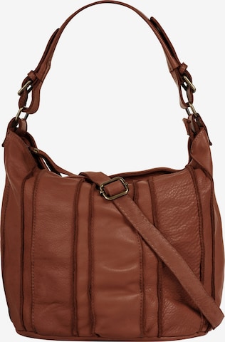Cabas Samantha Look en marron : devant
