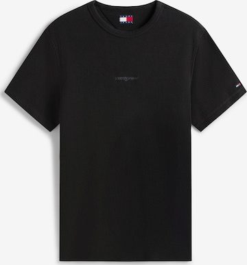 Tommy Jeans Shirt in Zwart: voorkant