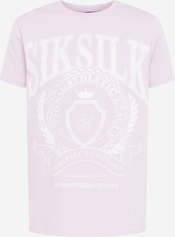 SikSilk - Camiseta en lila: frente