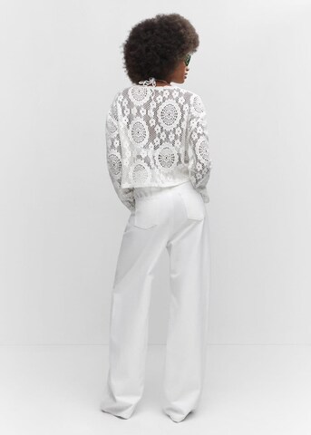 Pull-over MANGO en blanc