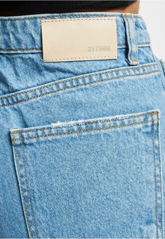 2Y Premium Wide Leg Jeans 'Carla' in Blau