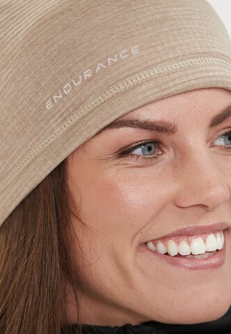 ENDURANCE Athletic Hat 'Nevier' in Brown