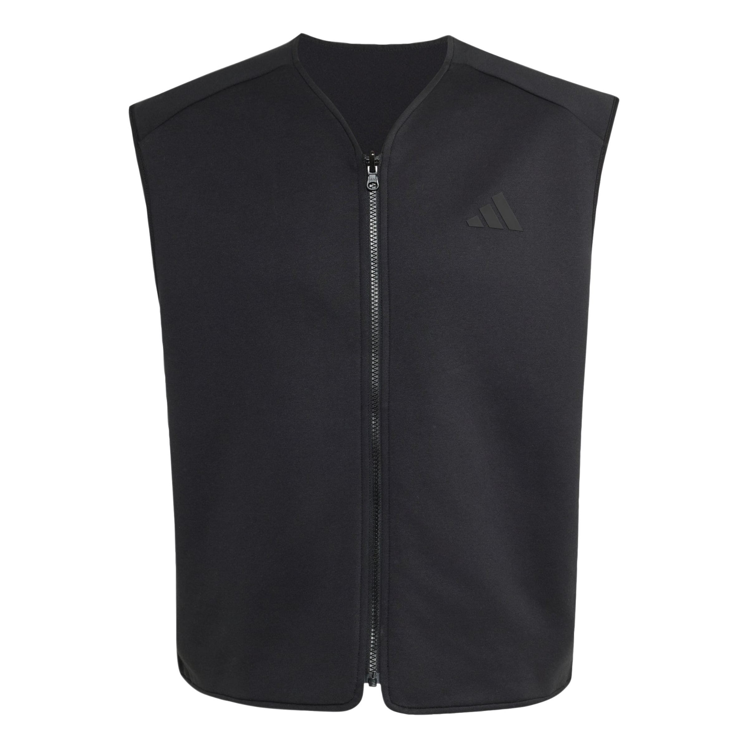 ADIDAS SPORTSWEAR - Chaleco deportivo 'Soft Lux' en negro: frente
