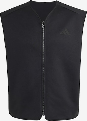 Gilet de sport 'Soft Lux' ADIDAS SPORTSWEAR en noir : devant
