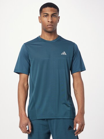 ADIDAS PERFORMANCE Funkcionalna majica 'Ultimate Engineered ' | modra barva: sprednja stran