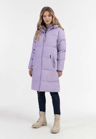 Manteau fonctionnel 'Immy' Schmuddelwedda en violet : devant