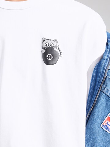 T-Shirt '8 BALL' CONVERSE en blanc